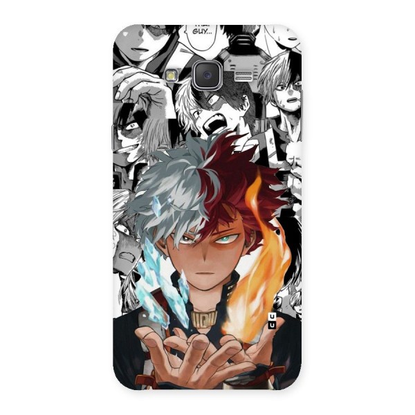 Young Todoroki Back Case for Galaxy J7