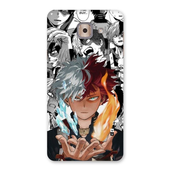 Young Todoroki Back Case for Galaxy J7 Max