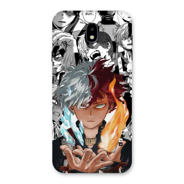Young Todoroki Back Case for Galaxy J7 Pro
