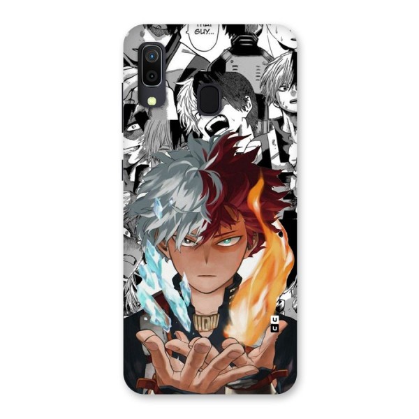 Young Todoroki Back Case for Galaxy M10s