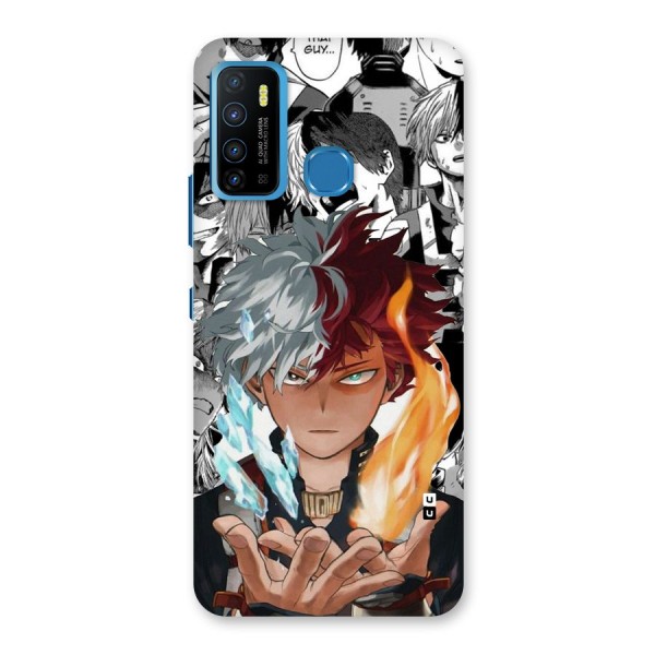 Young Todoroki Back Case for Infinix Hot 9