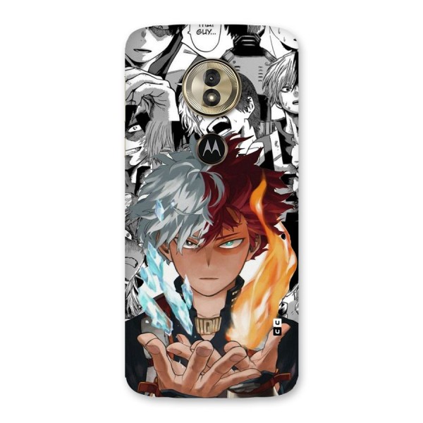 Young Todoroki Back Case for Moto G6 Play