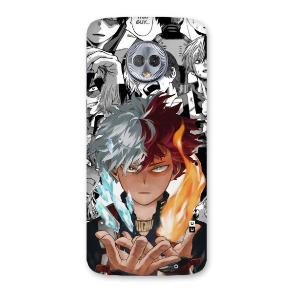 Young Todoroki Back Case for Moto G6 Plus