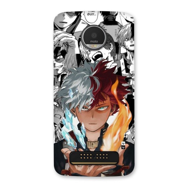 Young Todoroki Back Case for Moto Z Play