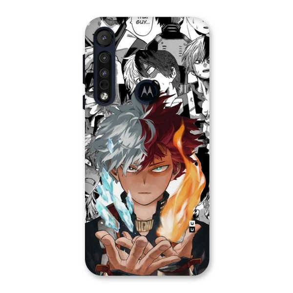 Young Todoroki Back Case for Motorola One Macro