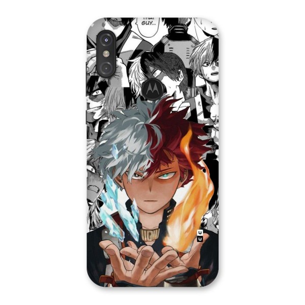 Young Todoroki Back Case for Motorola One Power