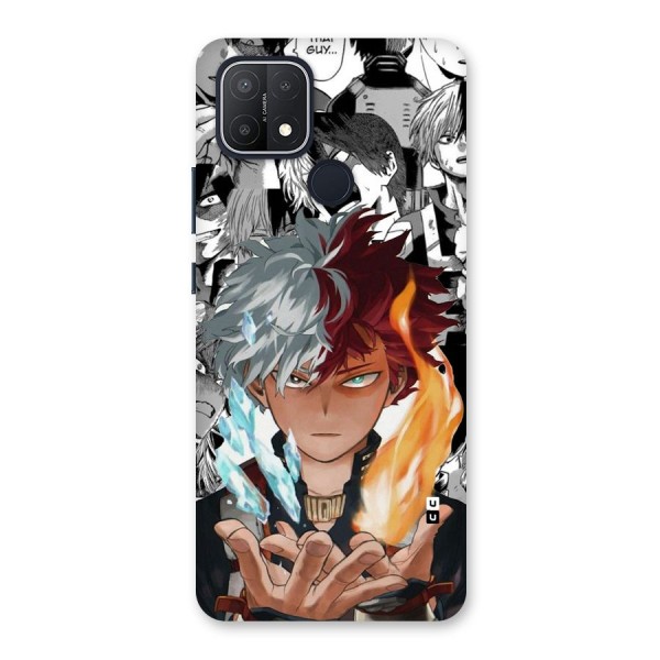 Young Todoroki Back Case for Oppo A15