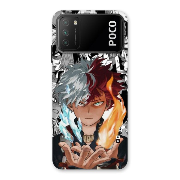 Young Todoroki Back Case for Poco M3