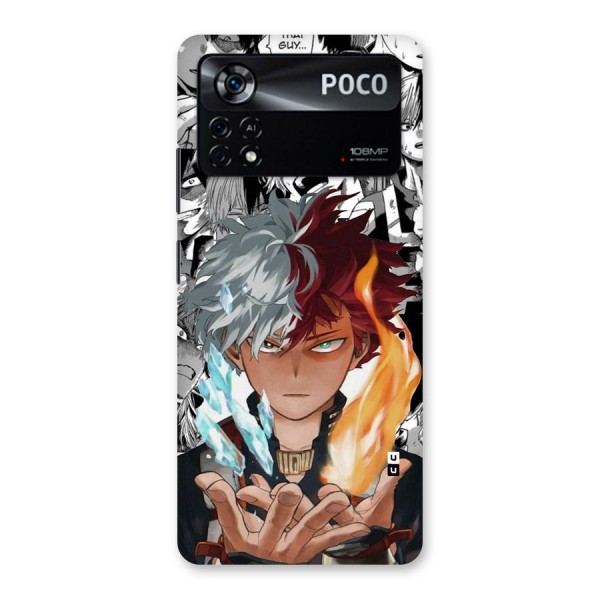 Young Todoroki Back Case for Poco X4 Pro 5G