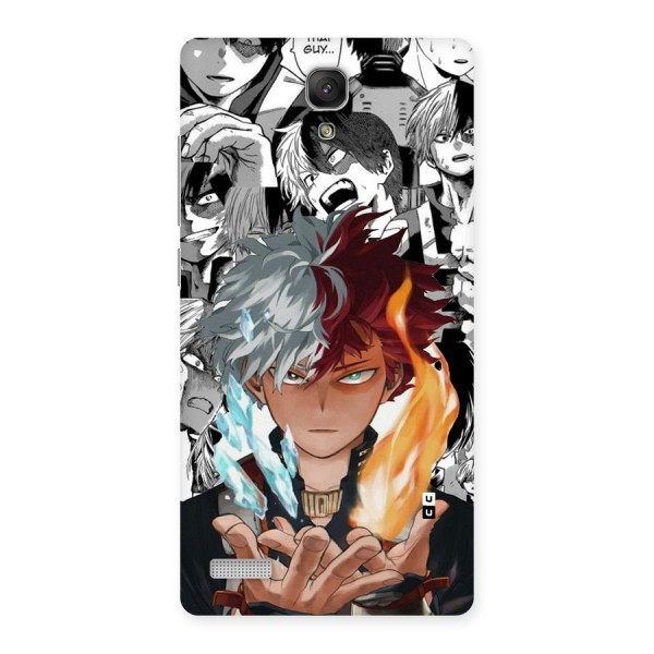 Young Todoroki Back Case for Redmi Note