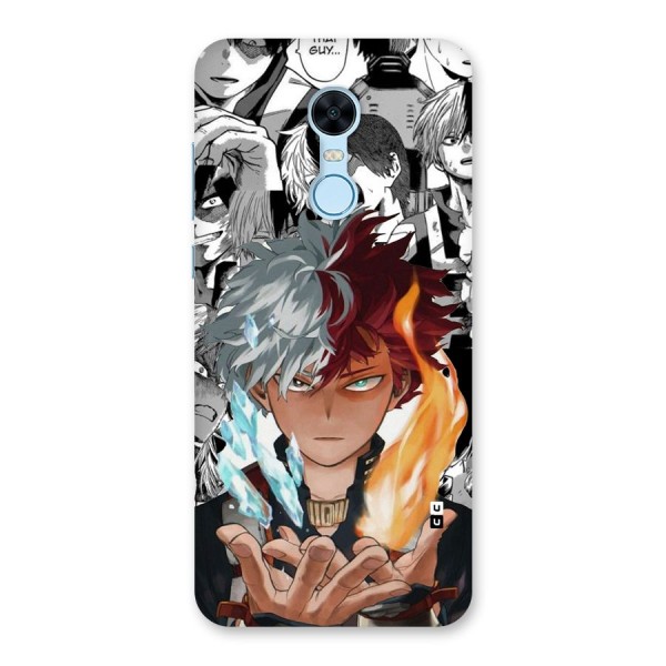 Young Todoroki Back Case for Redmi Note 5