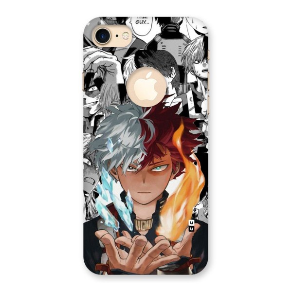 Young Todoroki Back Case for iPhone 8 Logo Cut