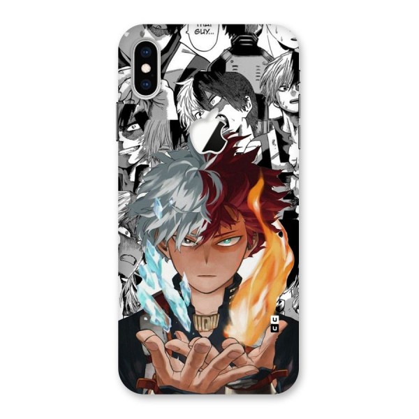 Young Todoroki Back Case for iPhone XS Max Apple Cut