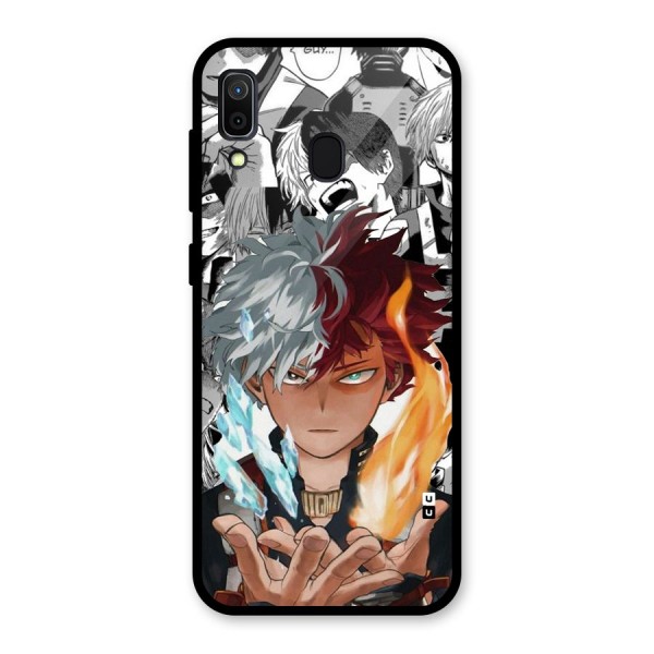 Young Todoroki Glass Back Case for Galaxy A30