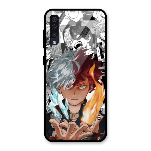 Young Todoroki Glass Back Case for Galaxy A30s