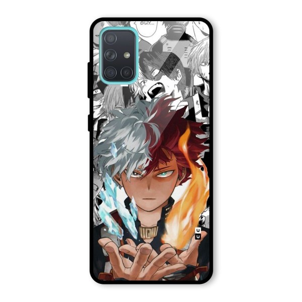 Young Todoroki Glass Back Case for Galaxy A71