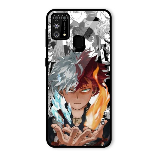 Young Todoroki Glass Back Case for Galaxy F41