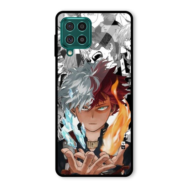 Young Todoroki Glass Back Case for Galaxy F62