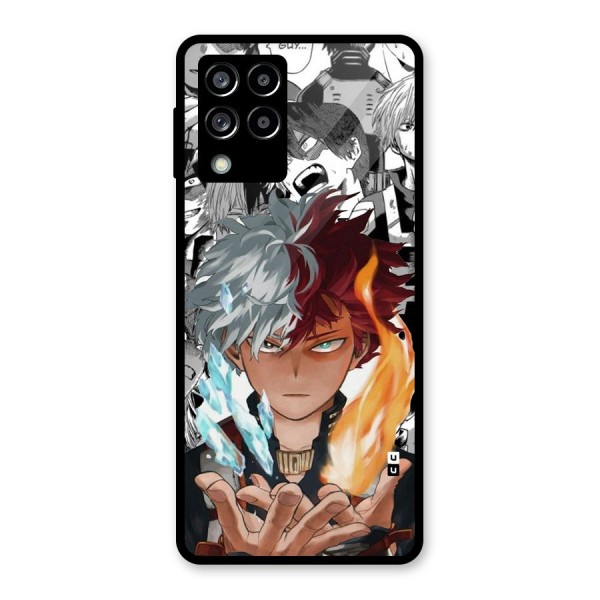 Young Todoroki Glass Back Case for Galaxy M53 5G