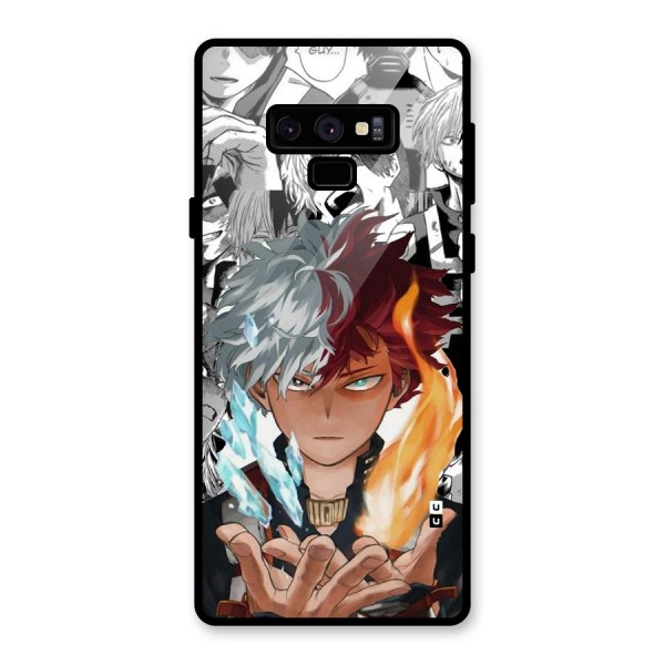 Young Todoroki Glass Back Case for Galaxy Note 9