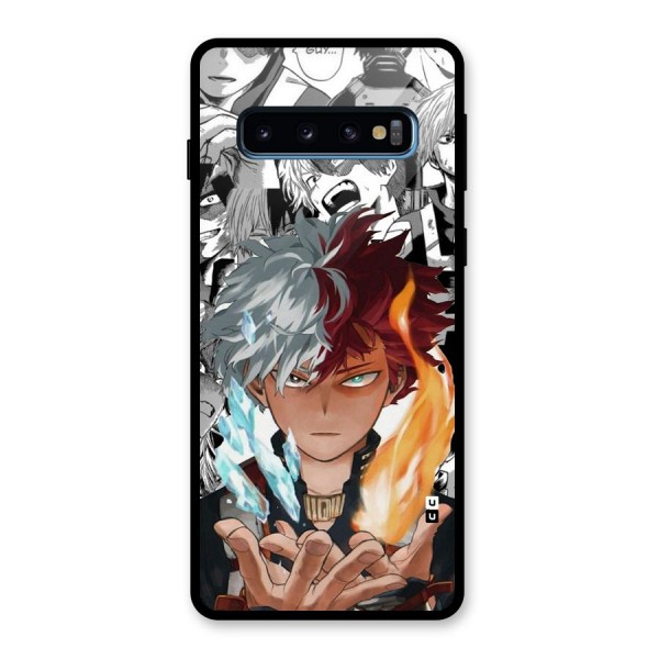 Young Todoroki Glass Back Case for Galaxy S10