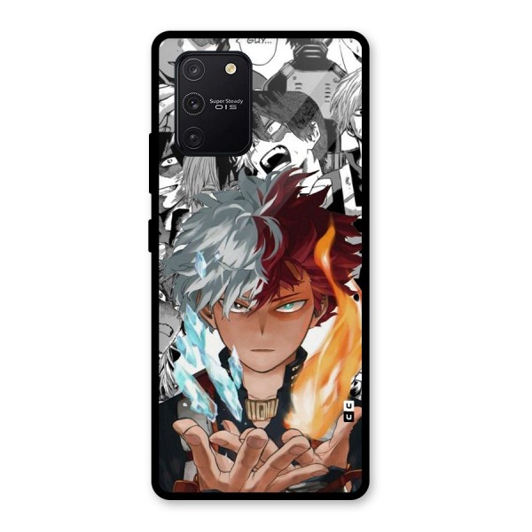 Young Todoroki Glass Back Case for Galaxy S10 Lite