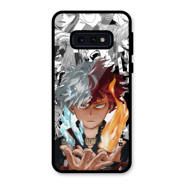 Young Todoroki Glass Back Case for Galaxy S10e