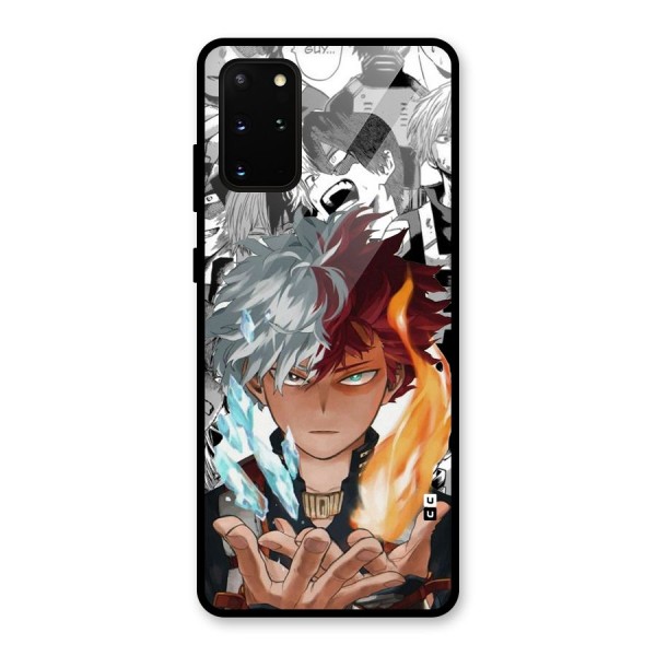 Young Todoroki Glass Back Case for Galaxy S20 Plus