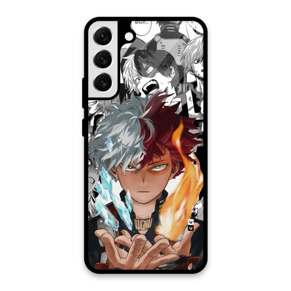 Young Todoroki Glass Back Case for Galaxy S22 Plus 5G