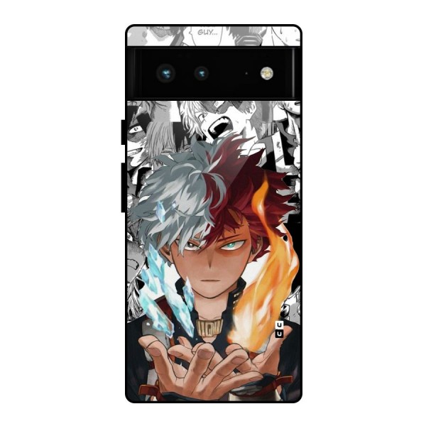 Young Todoroki Glass Back Case for Google Pixel 6