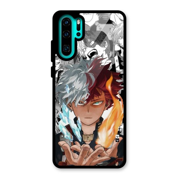 Young Todoroki Glass Back Case for Huawei P30 Pro