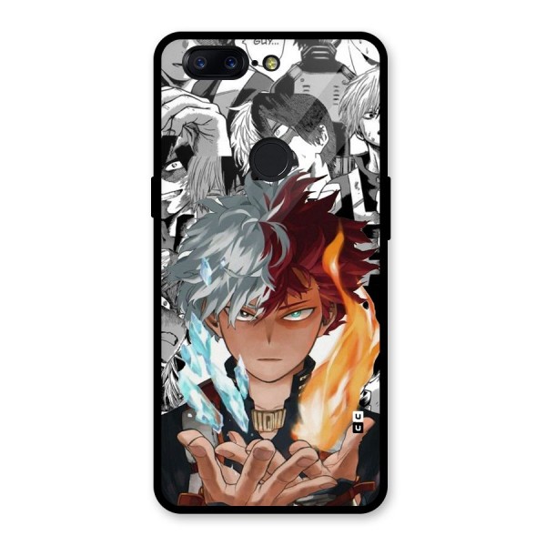 Young Todoroki Glass Back Case for OnePlus 5T
