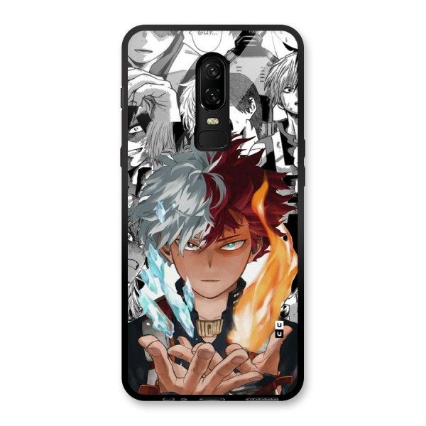 Young Todoroki Glass Back Case for OnePlus 6