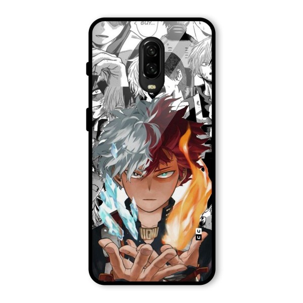 Young Todoroki Glass Back Case for OnePlus 6T