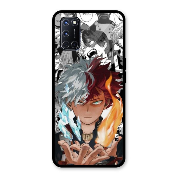 Young Todoroki Glass Back Case for Oppo A52