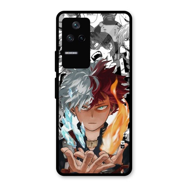 Young Todoroki Glass Back Case for Poco F4 5G