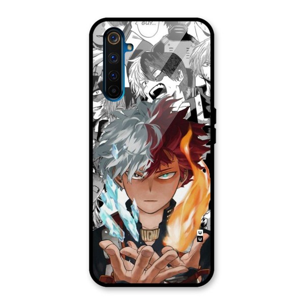 Young Todoroki Glass Back Case for Realme 6 Pro