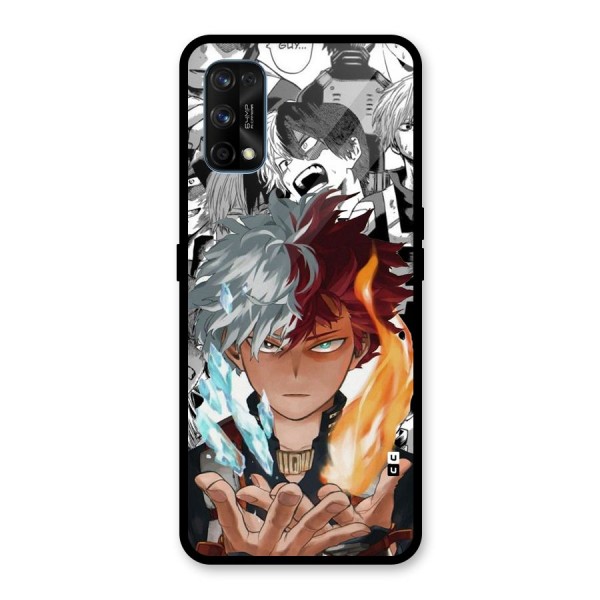 Young Todoroki Glass Back Case for Realme 7 Pro