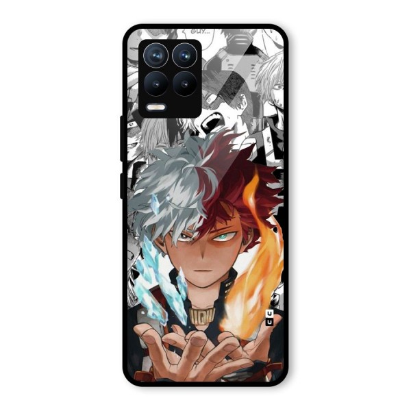 Young Todoroki Glass Back Case for Realme 8 Pro