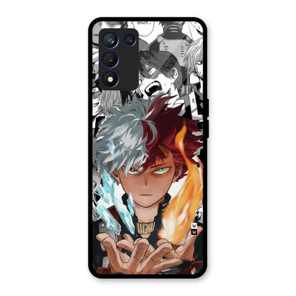 Young Todoroki Glass Back Case for Realme 9 5G Speed