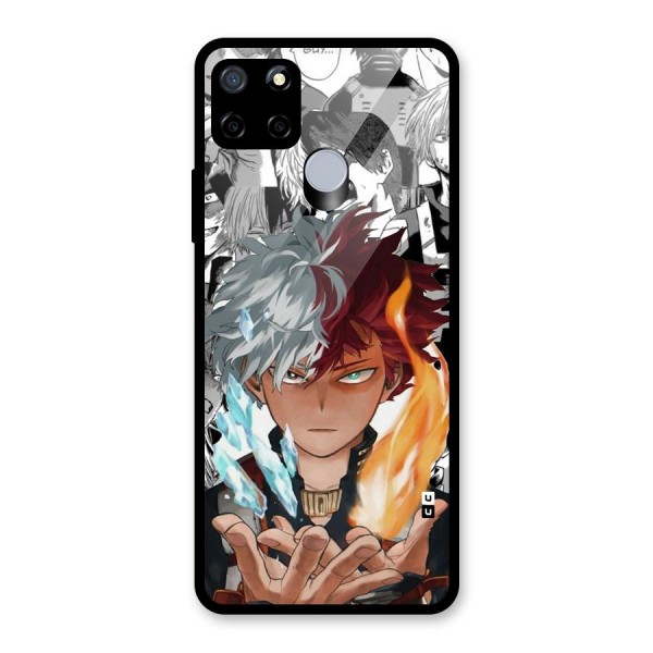 Young Todoroki Glass Back Case for Realme C15