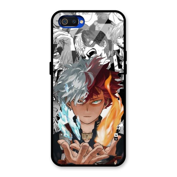 Young Todoroki Glass Back Case for Realme C2
