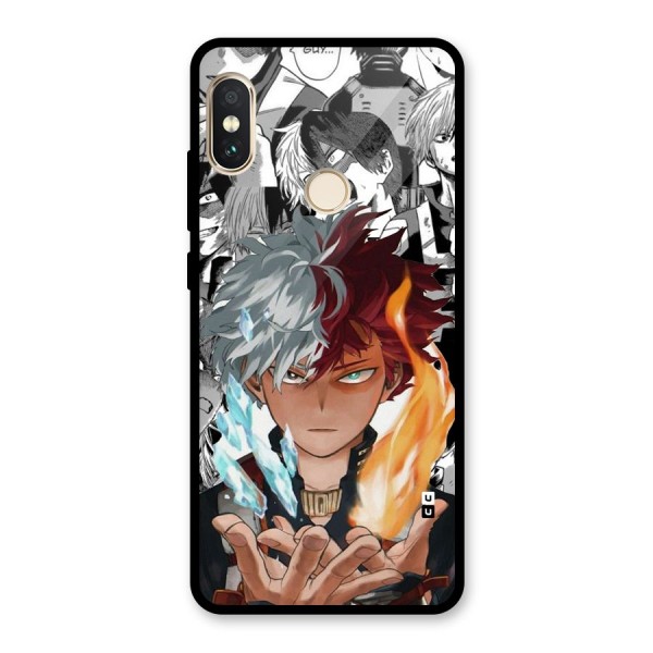 Young Todoroki Glass Back Case for Redmi Note 5 Pro