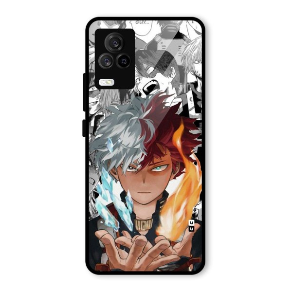 Young Todoroki Glass Back Case for Vivo iQOO 7 Legend 5G