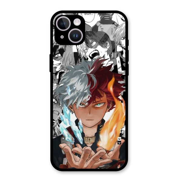 Young Todoroki Glass Back Case for iPhone 14 Plus