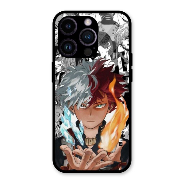 Young Todoroki Glass Back Case for iPhone 14 Pro
