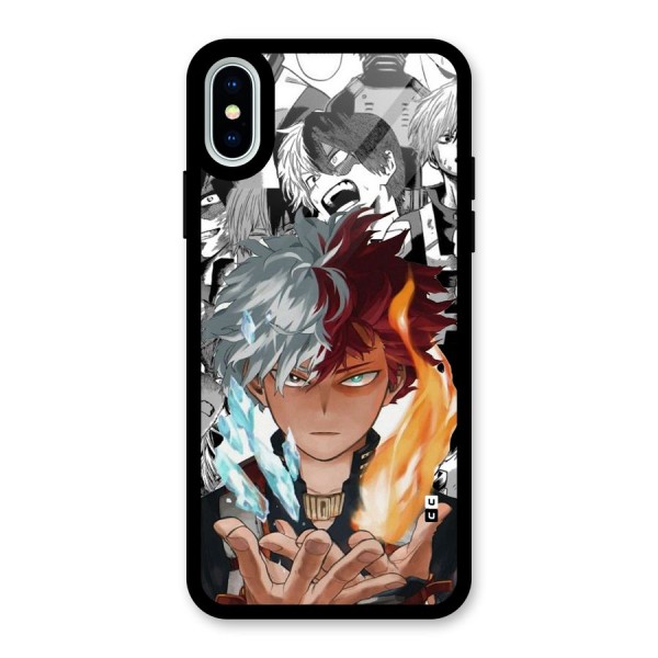 Young Todoroki Glass Back Case for iPhone X