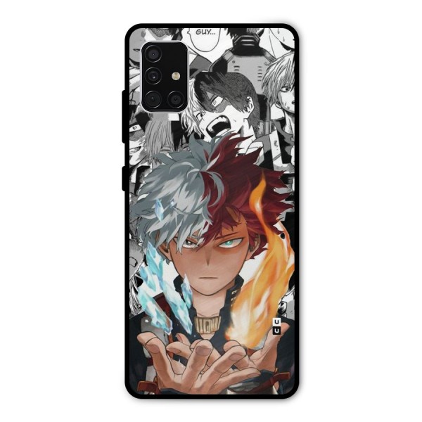 Young Todoroki Metal Back Case for Galaxy A51