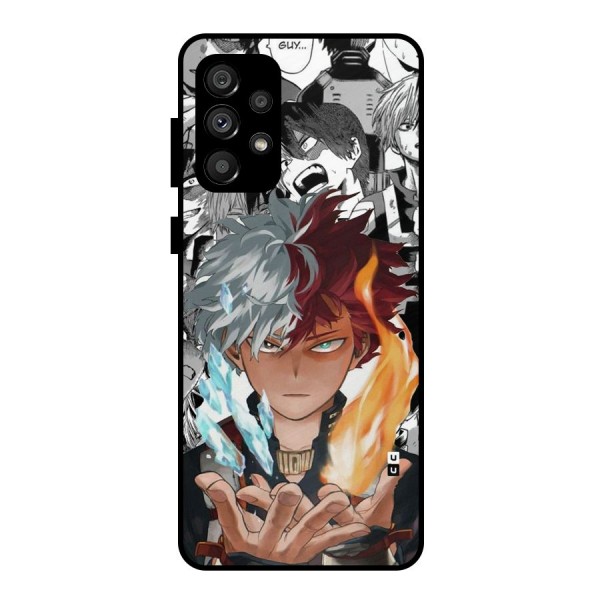 Young Todoroki Metal Back Case for Galaxy A73 5G
