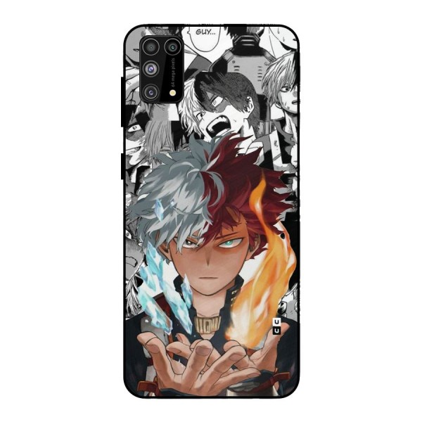Young Todoroki Metal Back Case for Galaxy F41